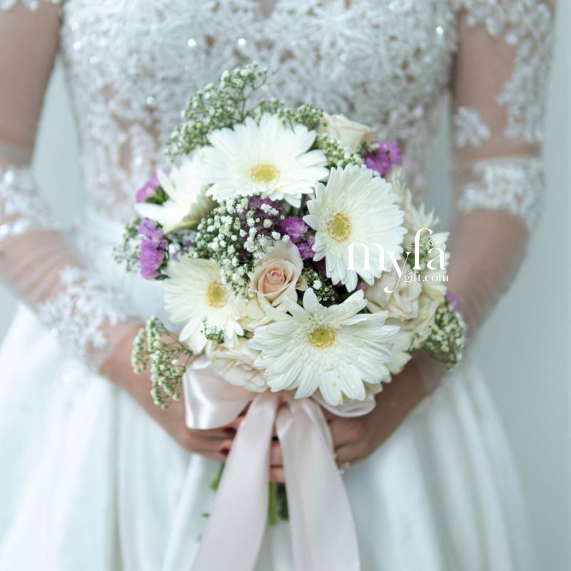 Danna Bridal Bouquet| Flower Bouquet For Wedding & ROM