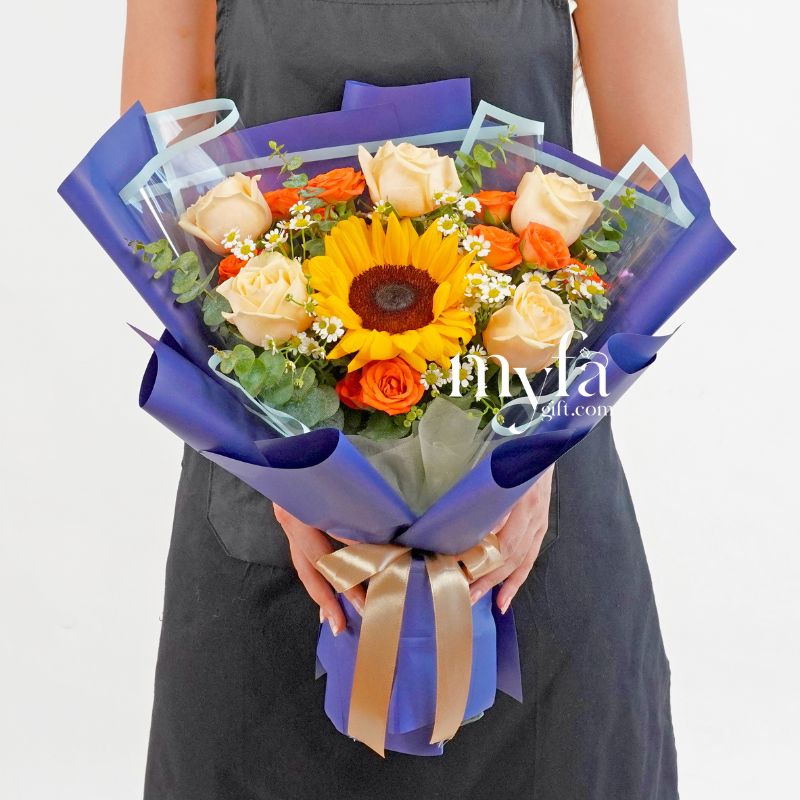 Eliot Fresh Flower Bouquet| Father's Day Special| Same Day Delivery Ipoh