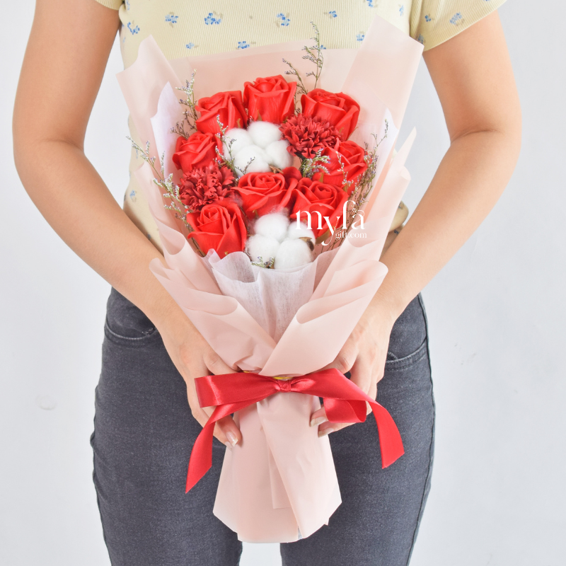 Katrina Soap Flower Bouquet & Gift| Same Day Delivery Taiping Perak