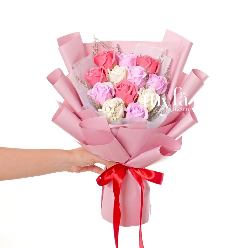 Lydia| Soap Flower Bouquet & Gift| Same Day Delivery Taiping Perak