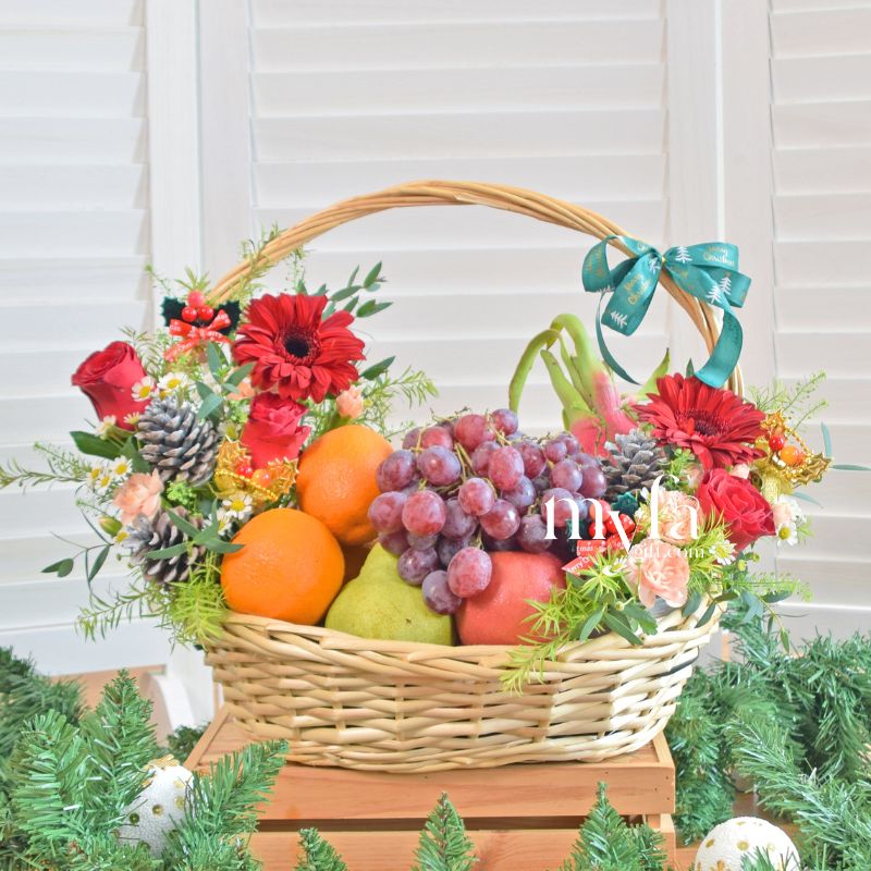 Fruit Jazzie| Christmas Fruit Basket| Same Day Delivery Taiping