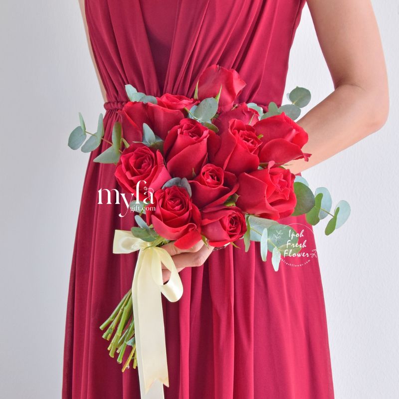 Sincerity Bridal With Boutonniere| Flower Bouquet For Wedding & ROM