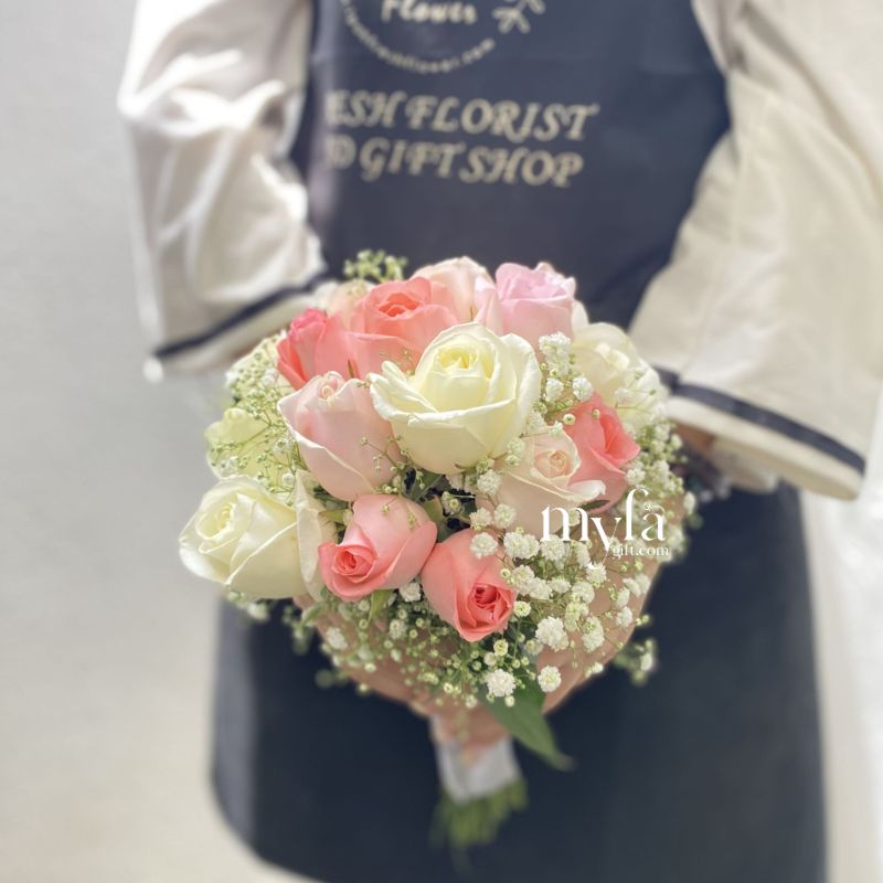 Sophia Bridal Bouquet| Flower Bouquet For Wedding & ROM