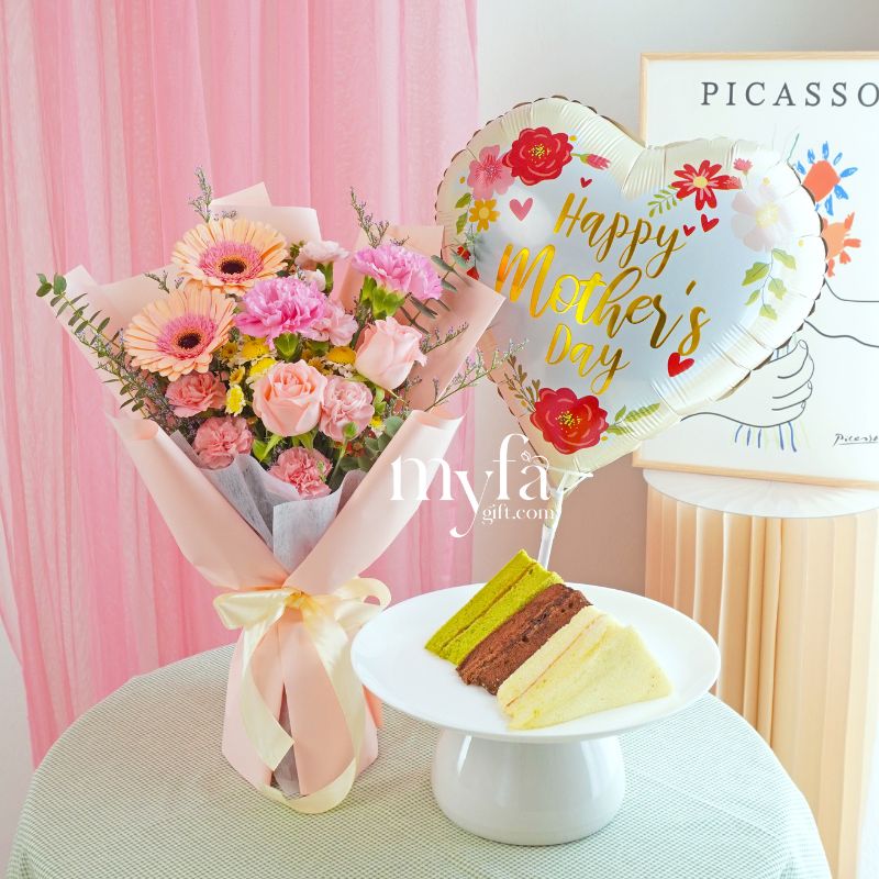 Adeline Sandwich Cake Bundle| Mother's Day Special Bundle Gift Delivery