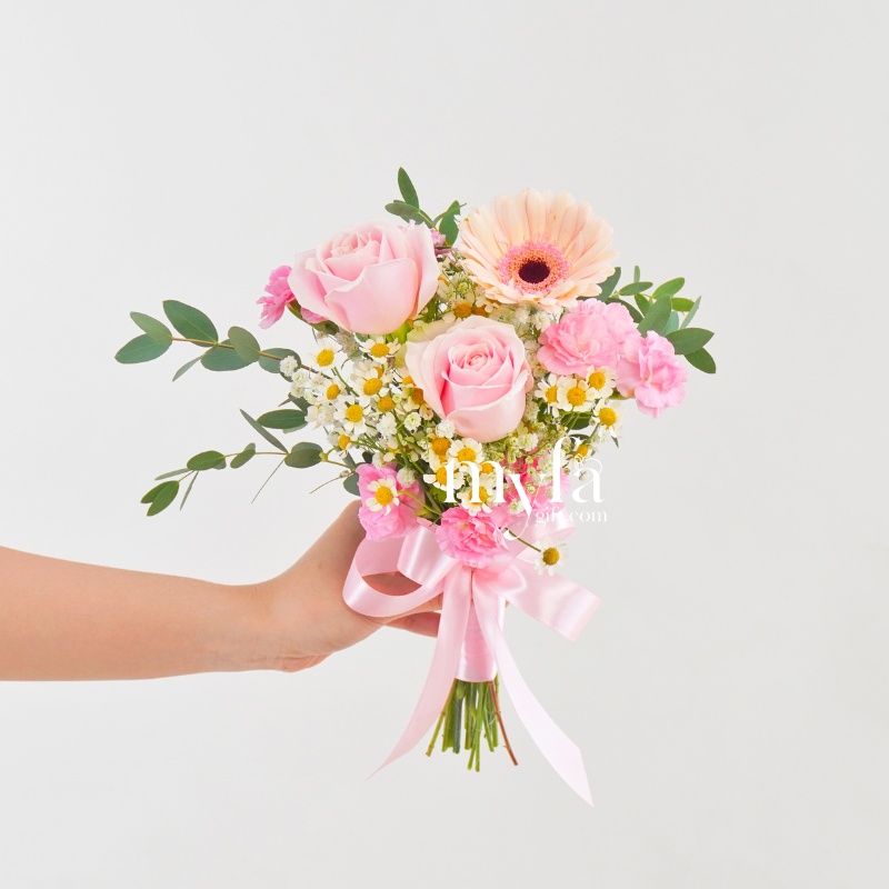 Ashley Bridal Bouquet| Fresh Flower for Wedding & ROM| Start from RM79 Taiping