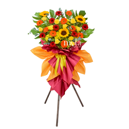 Fresh Flower Grand Opening Stand- Blessed Achievement