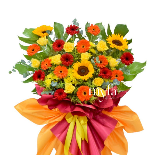 Fresh Flower Grand Opening Stand- Blessed Achievement