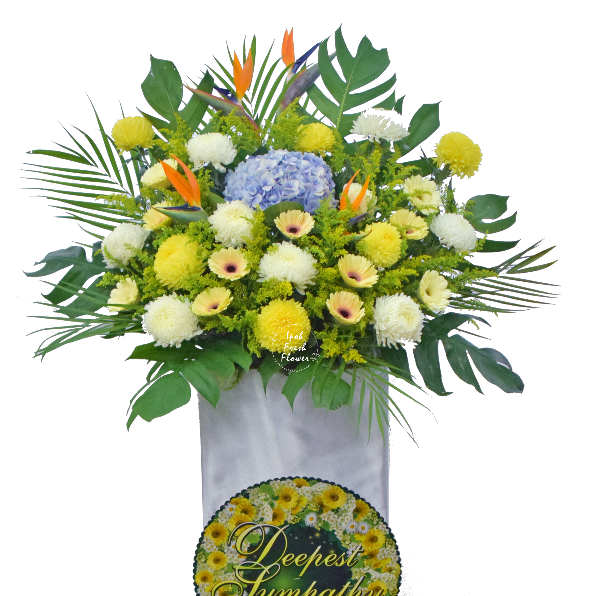 Condolence Flower Stand B8 | Premium Condolence Stand| Same Day Delivery