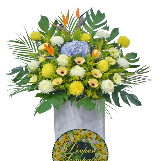 Condolence Flower Stand B8 | Premium Condolence Stand| Same Day Delivery