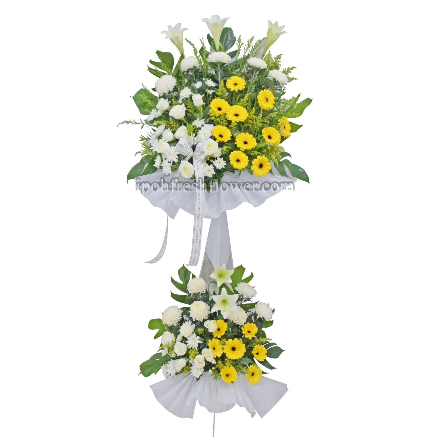 Condolence Flower Stand D2 | Premium Condolence Stand| Same Day Delivery