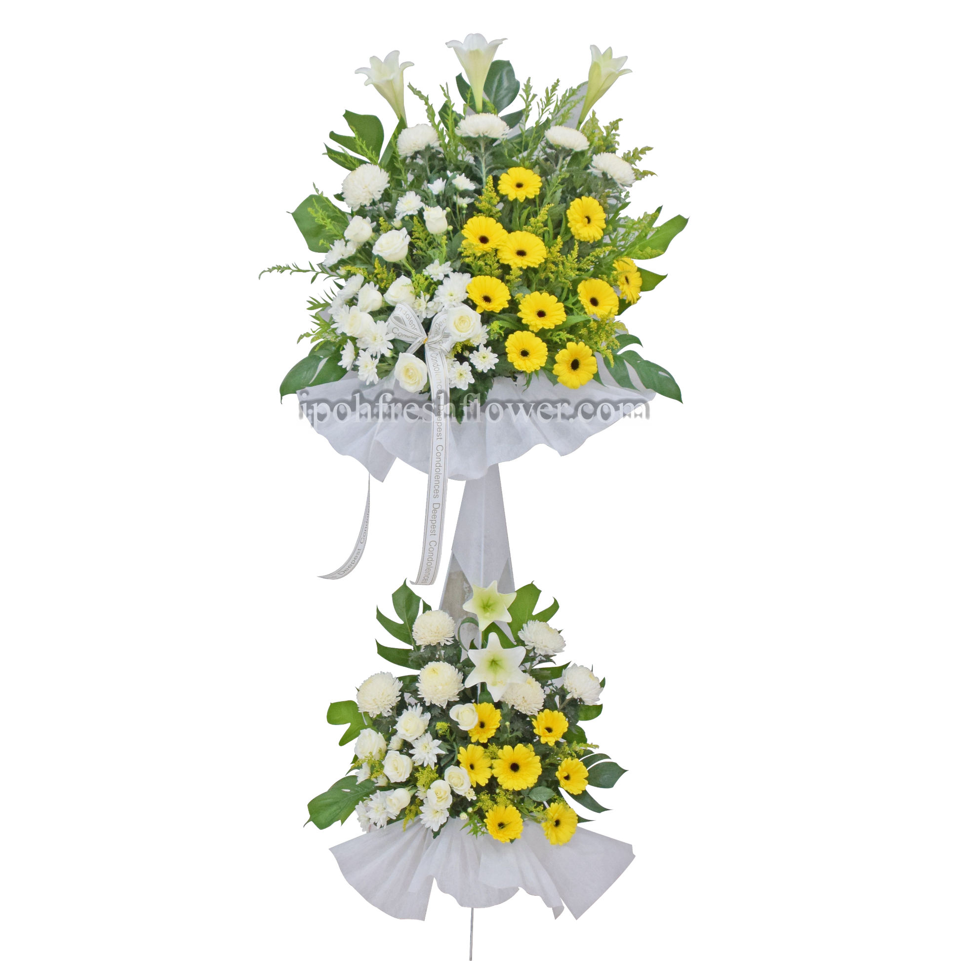 Condolence Flower Stand D2 | Premium Condolence Stand| Same Day Delivery