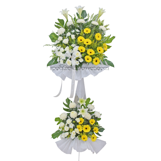 Condolence Flower Stand D2 | Premium Condolence Stand| Same Day Delivery