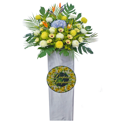 Grand Condolence Flower Stand M8| Same Day Delivery Taiping