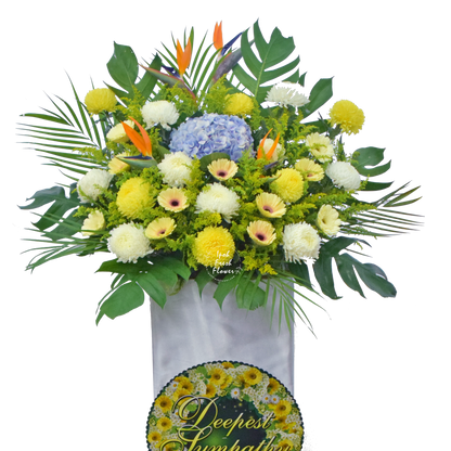 Grand Condolence Flower Stand M8| Same Day Delivery Taiping
