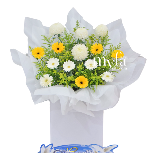 Condolence Flower Stand R7| Same Day Delivery Taiping| Below RM200