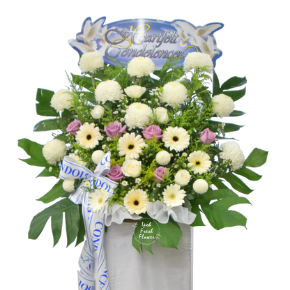 Condolence Flower Stand M6 | Same Day Delivery Taiping