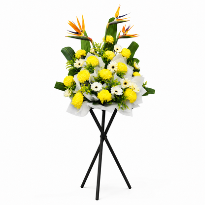 Condolence Flower Stand T2| Same Day Delivery Taiping Perak