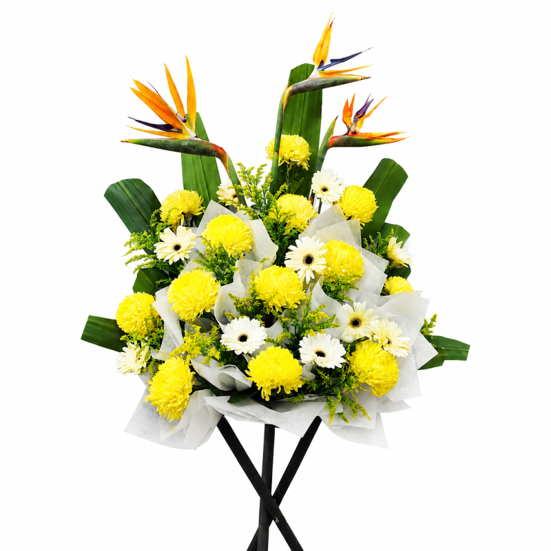 Condolence Flower Stand T2| Same Day Delivery Taiping Perak