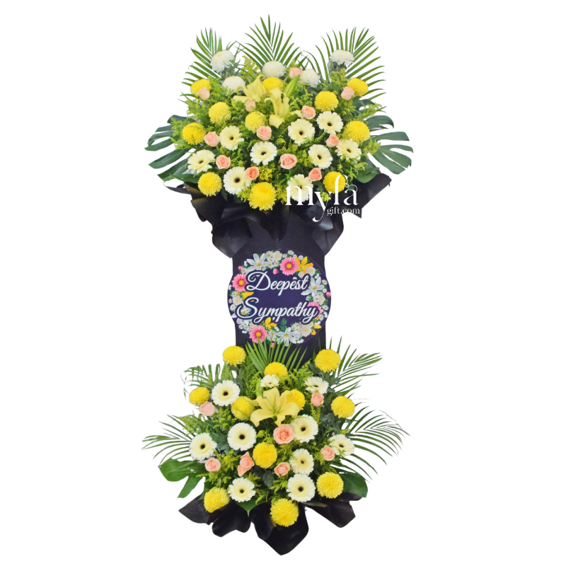 Condolence Flower Stand D1 | Condolence Stand| Same Day Delivery