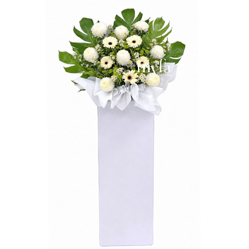 Condolence Flower Stand R5| Same Day Delivery Taiping| Below RM200
