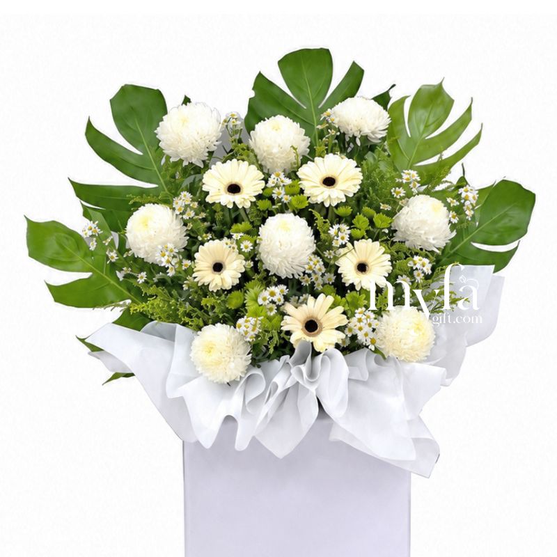 Condolence Flower Stand R5| Same Day Delivery Taiping| Below RM200