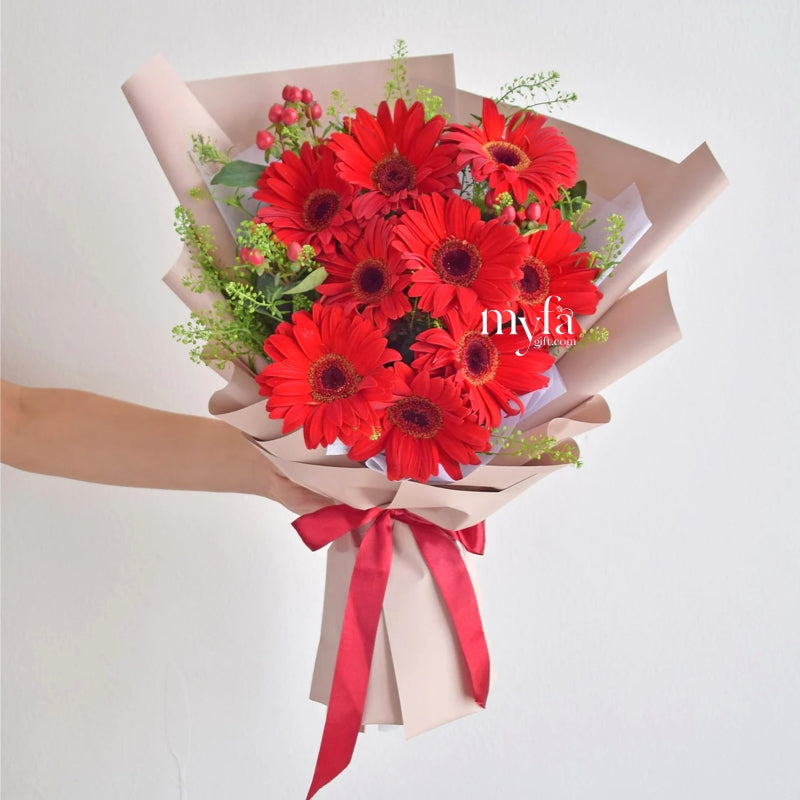 Daisy Ruby| Fresh Flower Bouquet | Same Day Delivery