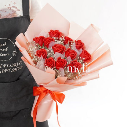 Della| Soap Flower Bouquet & Gift| Same Day Delivery Taiping Perak