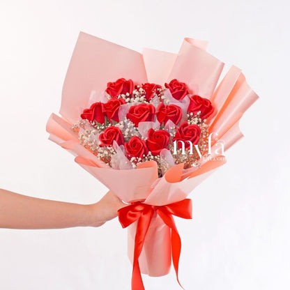 Della| Soap Flower Bouquet & Gift| Same Day Delivery Taiping Perak