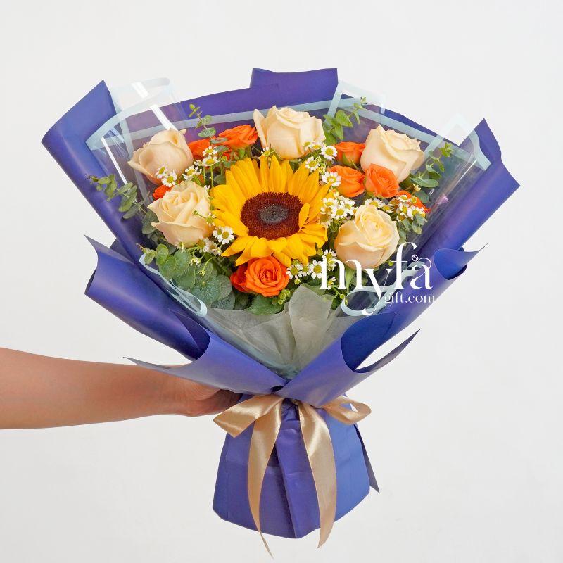 Eliot Fresh Flower Bouquet| Father's Day Special| Same Day Delivery Ipoh 