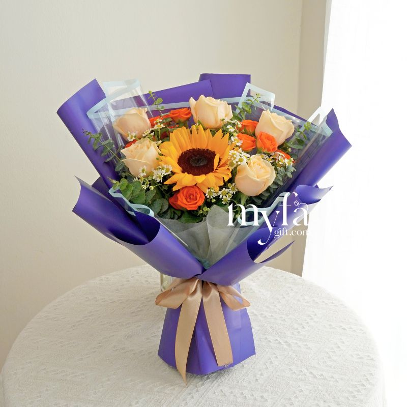 Eliot Fresh Flower Bouquet| Father's Day Special| Same Day Delivery Ipoh 