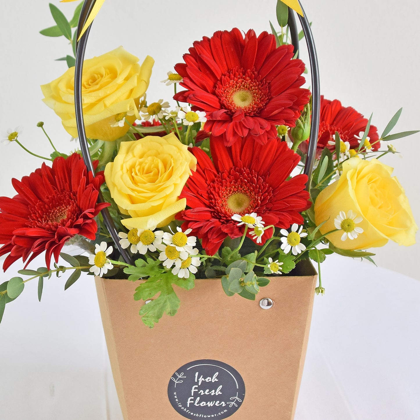 Emily| Fresh Flower Basket| Same Day Delivery