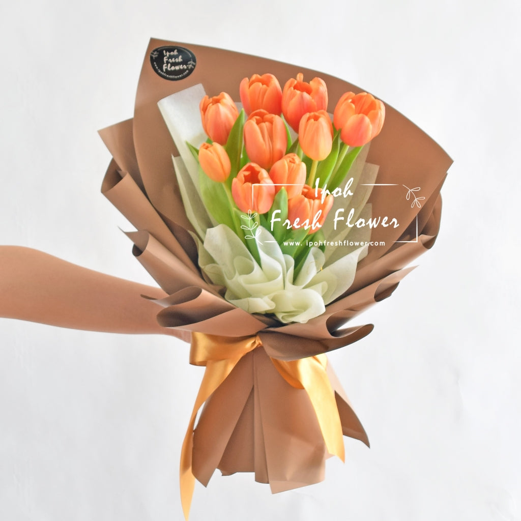 Emperor Orange Tulip Bouquet