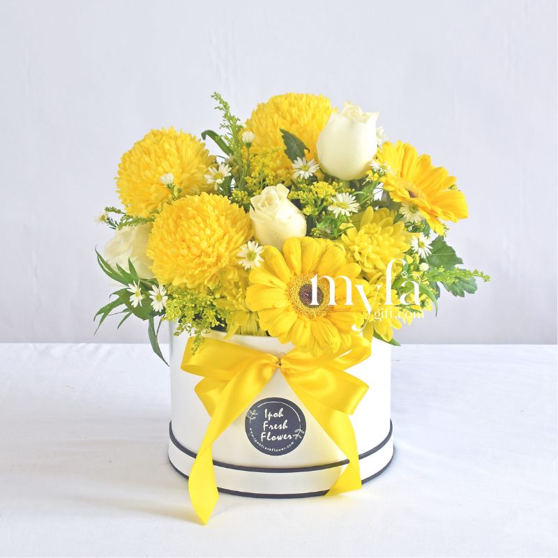 Eternal Gardenia| Fresh Flower Bloom Box| Same Day Delivery Taiping