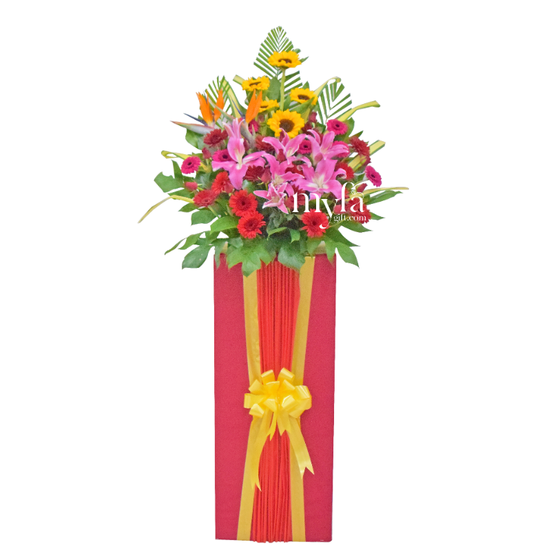 External Red| Opening Fresh Flower Stand| Same Day Delivery