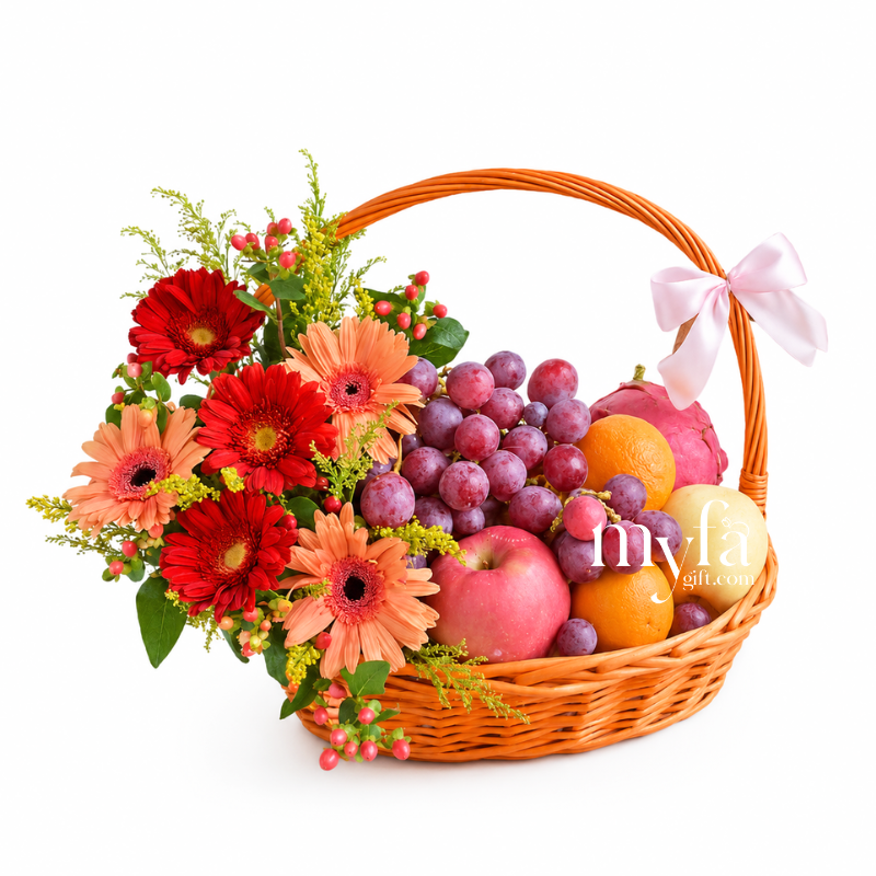 Fruitful Wish| Fruit Basket Same-Day Delivery |myfa gift Taiping