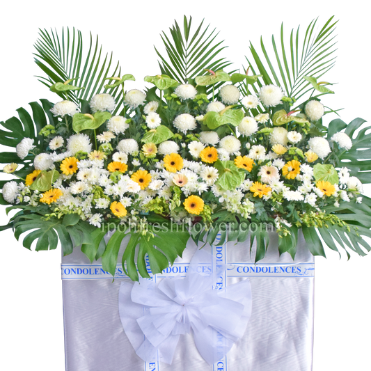 Grand Tribute | Premium Condolence Stand| Same Day Delivery