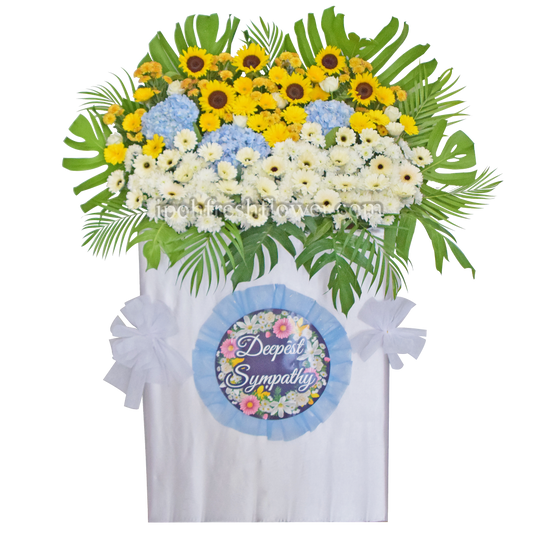 Grand Farewell | Premium Condolence Stand| Same Day Delivery