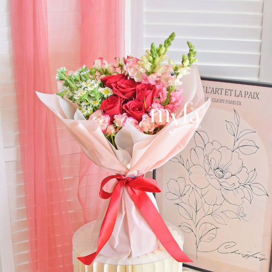 J'adore| Valentine's Fresh Flower Bouquet| Same Day Delivery