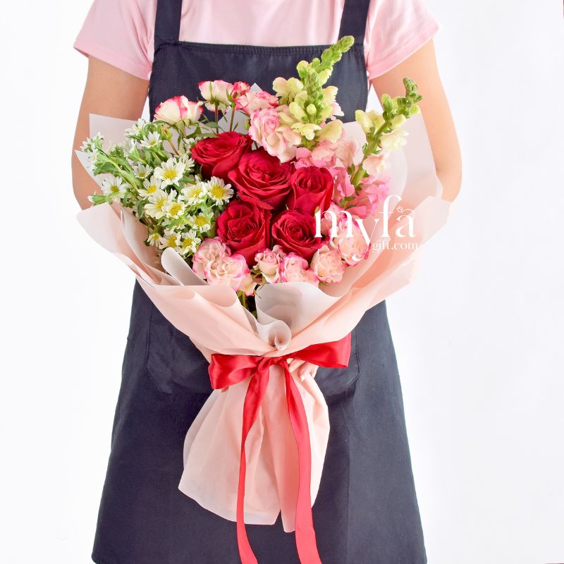 J'adore| Valentine's Fresh Flower Bouquet| Same Day Delivery