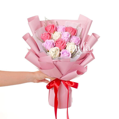 Lydia| Soap Flower Bouquet & Gift| Same Day Delivery Taiping Perak