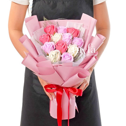 Lydia| Soap Flower Bouquet & Gift| Same Day Delivery Taiping Perak