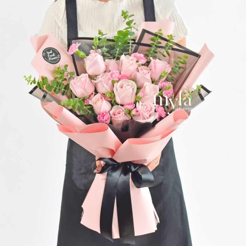 Black Pink | Fresh Flower Bouquet | Same day delivery