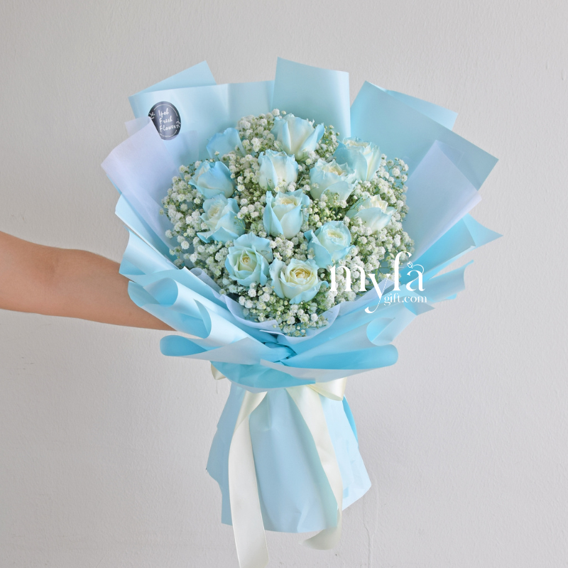 Blue Diamond| Fresh Flower Bouquet| Same Day Delivery