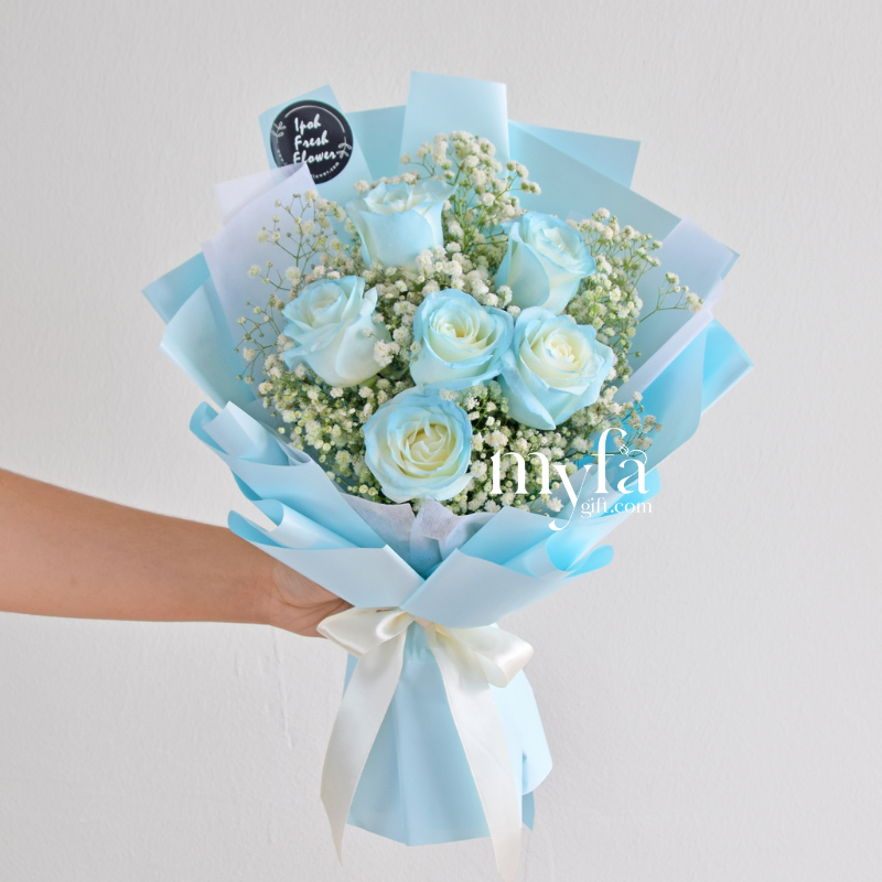 Blue Diamond| Fresh Flower Bouquet| Same Day Delivery