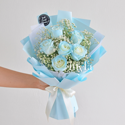 Blue Diamond| Fresh Flower Bouquet| Same Day Delivery