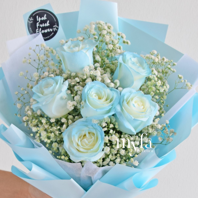 Blue Diamond| Fresh Flower Bouquet| Same Day Delivery
