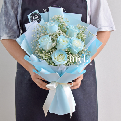 Blue Diamond| Fresh Flower Bouquet| Same Day Delivery