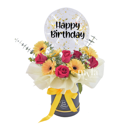 Brizer | Balloon Flower Box | Same day delivery