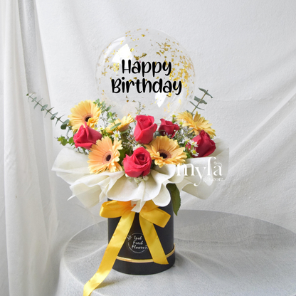 Brizer | Balloon Flower Box | Same day delivery