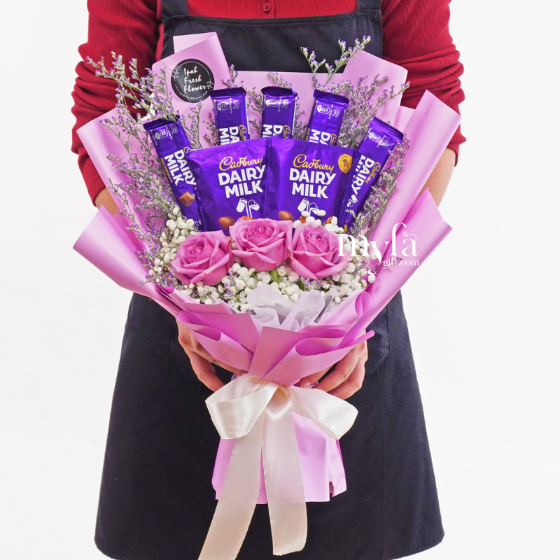 Calbury Chocolate Bouquet| Fresh Flower Same Day Delivery Ipoh